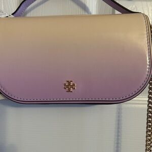 Tory Burch Lavender/Sweet Corn Ombré Crossbody Bag